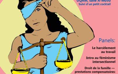 Colloque Féminismes et droit : Première édition – présenté par le Comité féministe de l’AJP